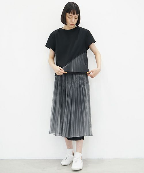 JUN OKAMOTO ジュンオカモト .溶けたアイスキャンディーみたいなTシャツ[TOP-33301]