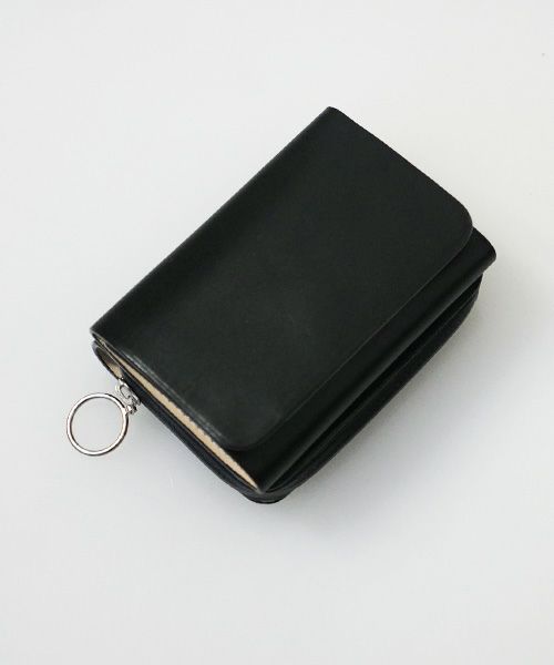 EDROBERTJUDSON.エドロバートジャドソン.WATER REPELLENT COW LEATHER WALLET[B01Z WL-43 / 05.black]