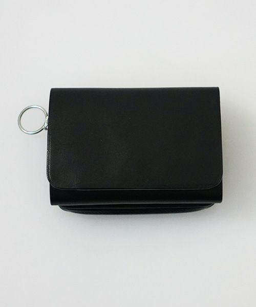 EDROBERTJUDSON.エドロバートジャドソン.WATER REPELLENT COW LEATHER WALLET[B01Z WL-43 / 05.black]