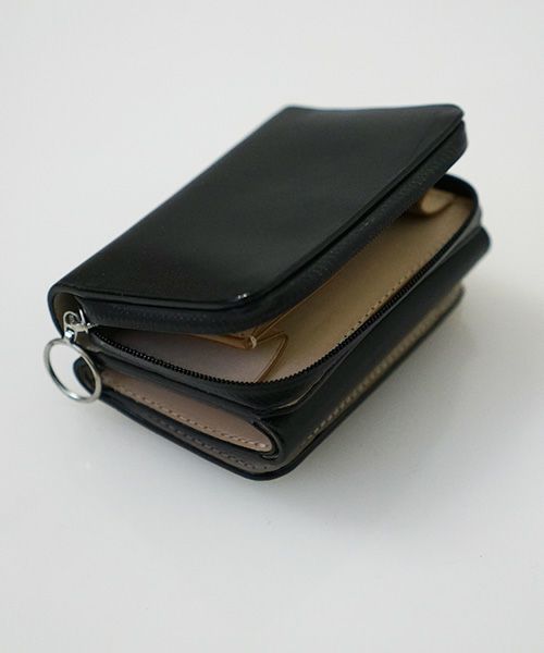 EDROBERTJUDSON.エドロバートジャドソン.WATER REPELLENT COW LEATHER WALLET[B01Z WL-43 / 05.black]