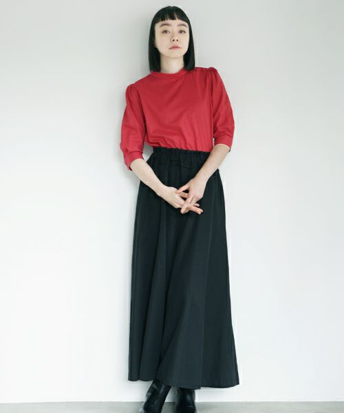 Mochi.モチ.maxi pants  [ms02-p-04/black]