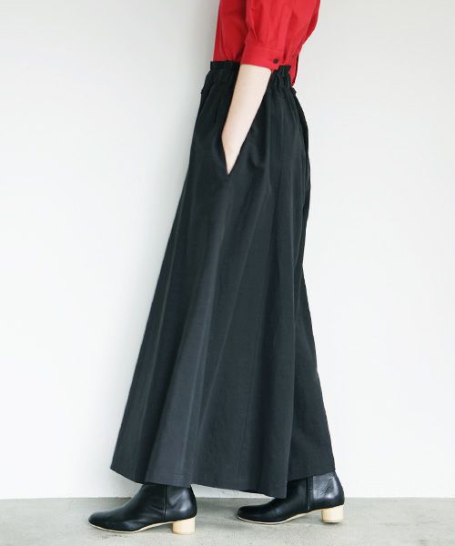 Mochi.モチ.maxi pants  [ms02-p-04/black]
