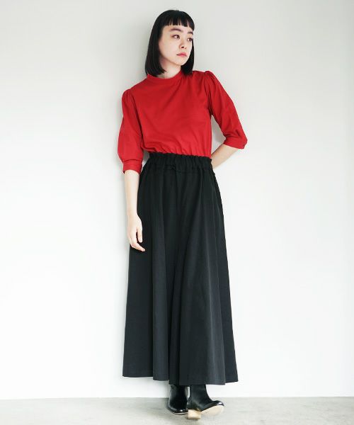 Mochi.モチ.maxi pants  [ms02-p-04/black]