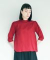 Mochi.モチ.gather blouse [ms02-sh-05/red]