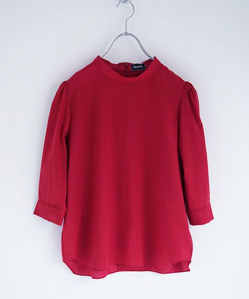 Mochi.モチ.gather blouse [ms02-sh-05/red]