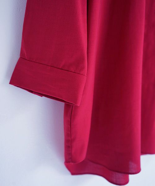 Mochi.モチ.gather blouse [ms02-sh-05/red]