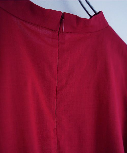 Mochi.モチ.gather blouse [ms02-sh-05/red]