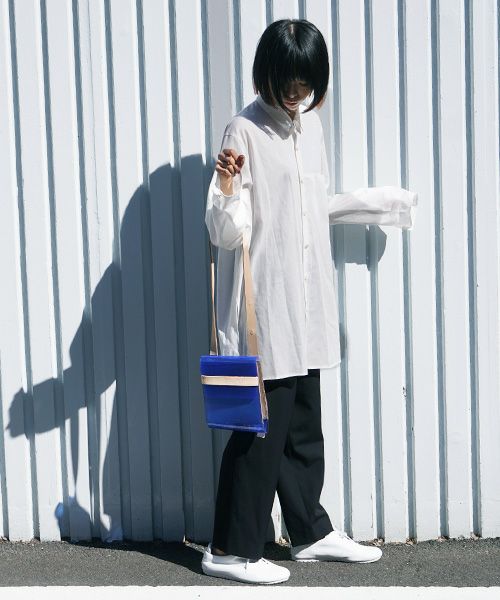 macromauro マクロマウロ.PVL BAG Color small[BLUE]_