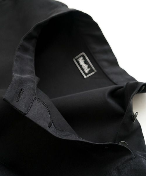 Mochi.モチ.hight neck tuck dress [black]