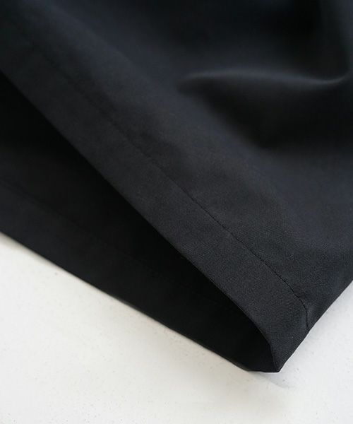 Mochi.モチ.hight neck tuck dress [black]