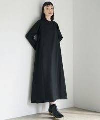 Mochi.モチ.trapeze dress [black]