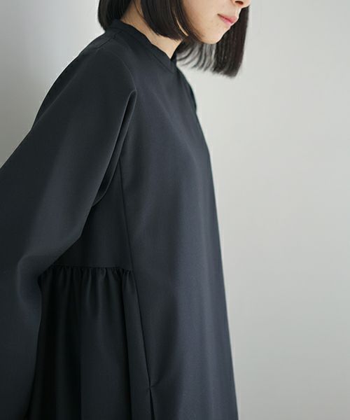 Mochi.モチ.trapeze dress [black]
