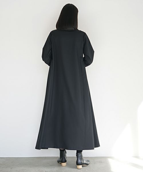 Mochi.モチ.trapeze dress [black]
