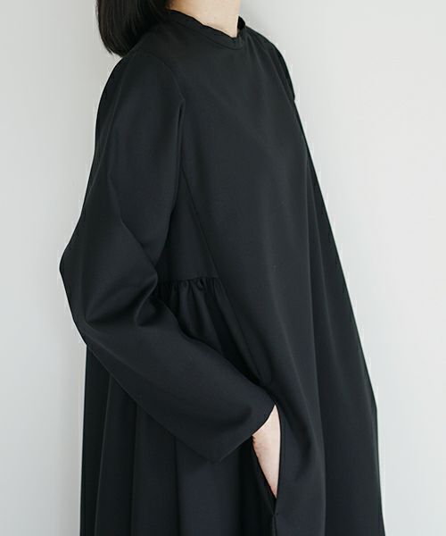 Mochi.モチ.trapeze dress [black]