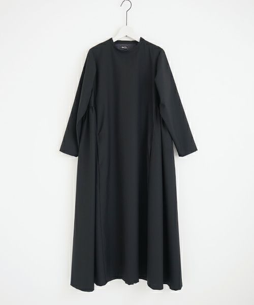 Mochi.モチ.trapeze dress [black]