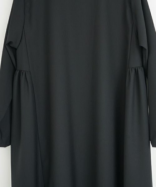 Mochi.モチ.trapeze dress [black]