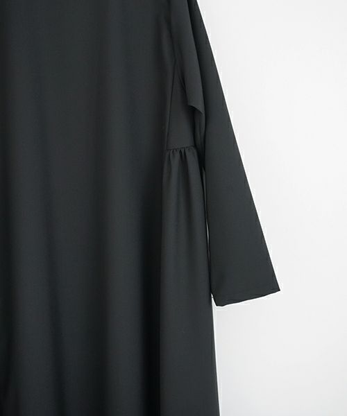 Mochi.モチ.trapeze dress [black]