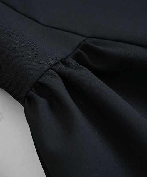 Mochi.モチ.trapeze dress [black]