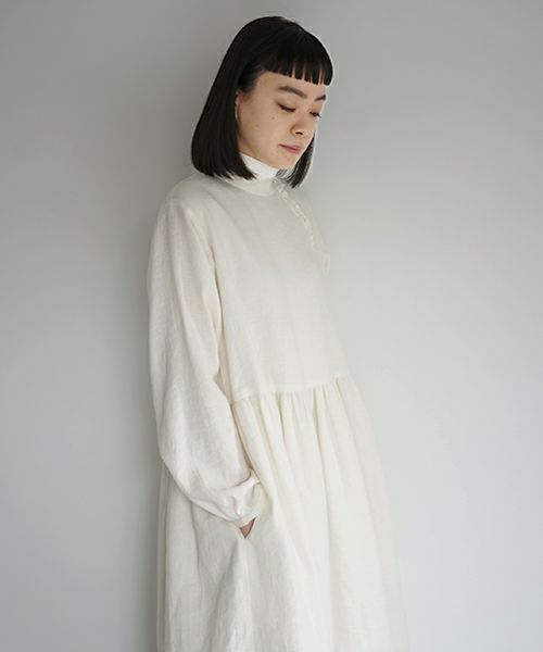 Mochi.モチ.gather dress [off white]