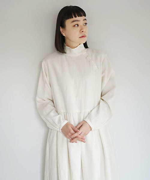Mochi.モチ.gather dress [off white]