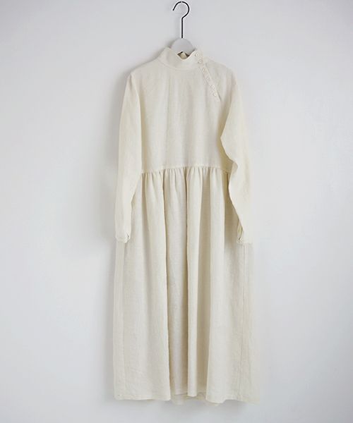 Mochi.モチ.gather dress [off white]