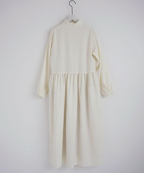 Mochi.モチ.gather dress [off white]