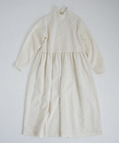 Mochi.モチ.gather dress [off white]