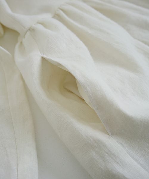 Mochi.モチ.gather dress [off white]