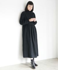Mochi.モチ.gather dress [black]