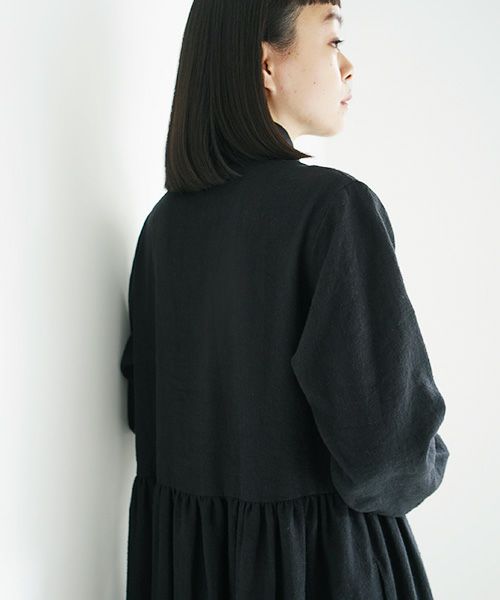 Mochi.モチ.gather dress [black]