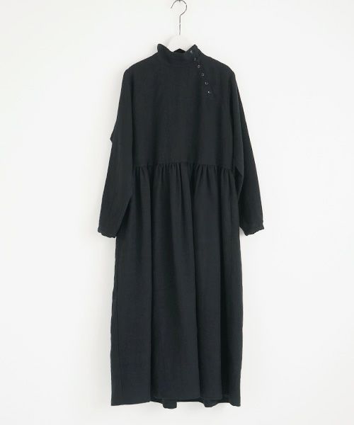 Mochi.モチ.gather dress [black]