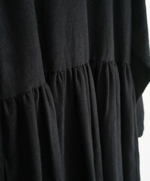 Mochi.モチ.gather dress [black]
