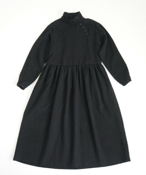 Mochi.モチ.gather dress [black]