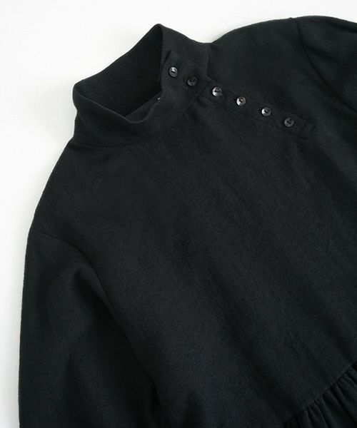 Mochi.モチ.gather dress [black]