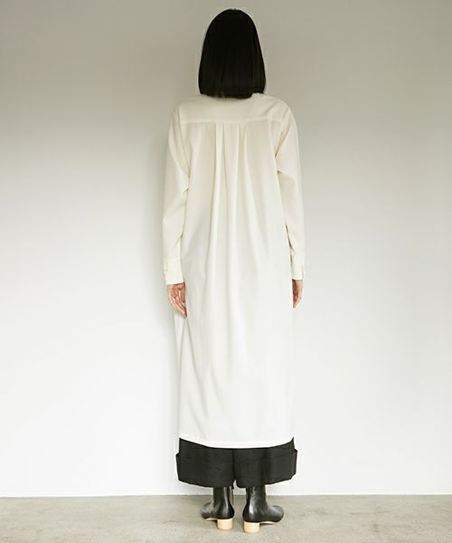Mochi.モチ.shirts dress [white]