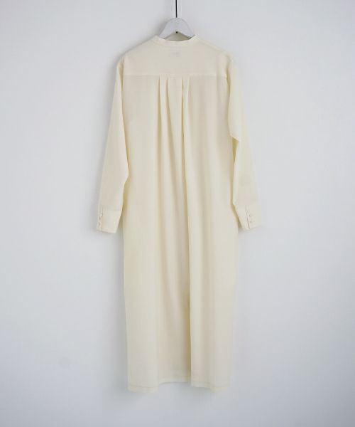 Mochi.モチ.shirts dress [white]