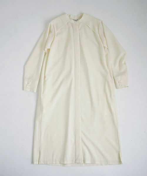 Mochi.モチ.shirts dress [white]
