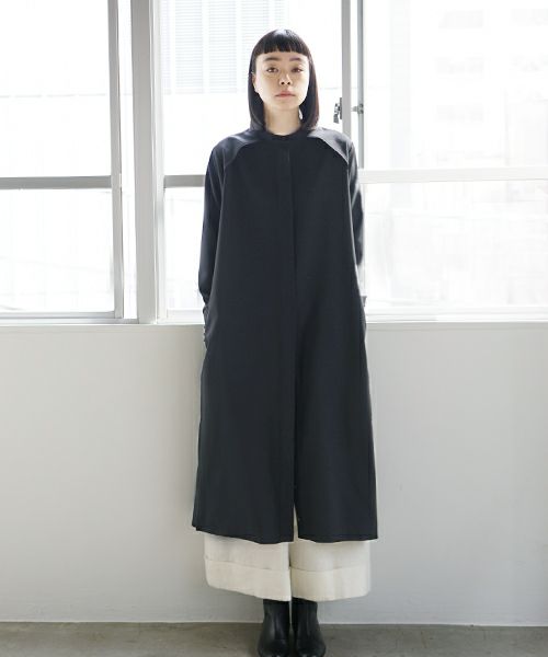 Mochi.モチ.shirts dress [black]