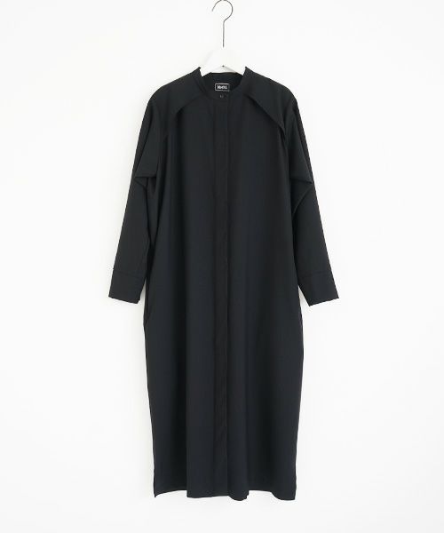 Mochi.モチ.shirts dress [black]