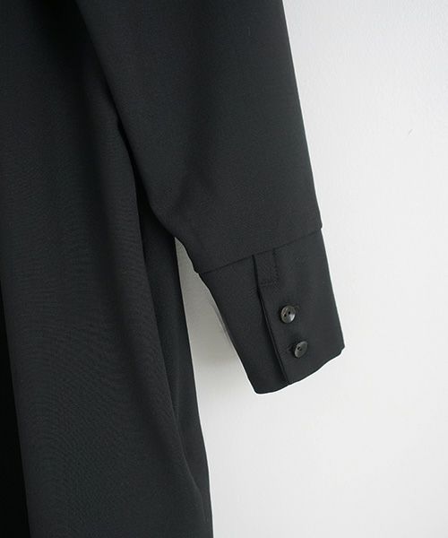 Mochi.モチ.shirts dress [black]