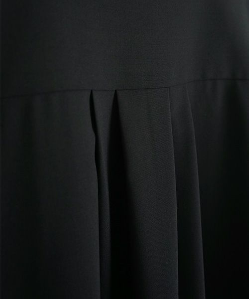 Mochi.モチ.shirts dress [black]