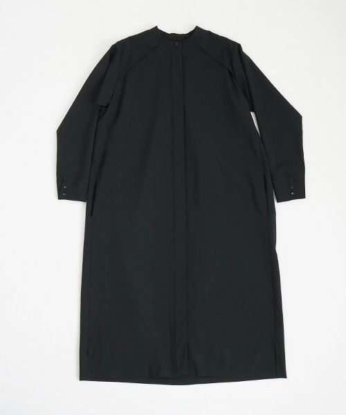 Mochi.モチ.shirts dress [black]