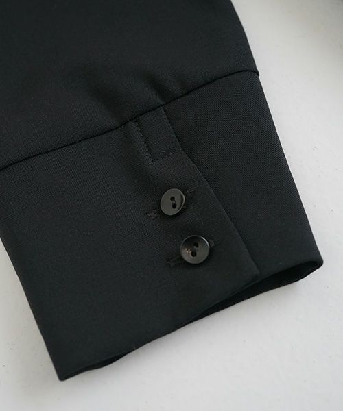 Mochi.モチ.shirts dress [black]