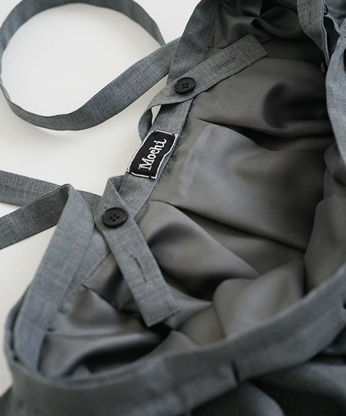 Mochi.モチ.suspender skirt [grey]