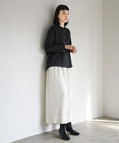 Mochi モチ cropped wide pants [off white]