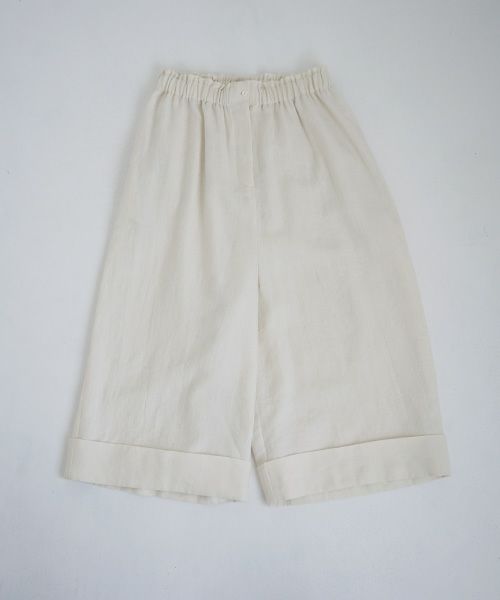 一部予約販売】 MOCHI cropped wide pants ホワイト asakusa.sub.jp