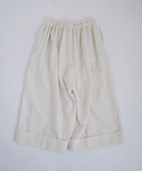 Mochi.モチ.cropped wide pants [off white]
