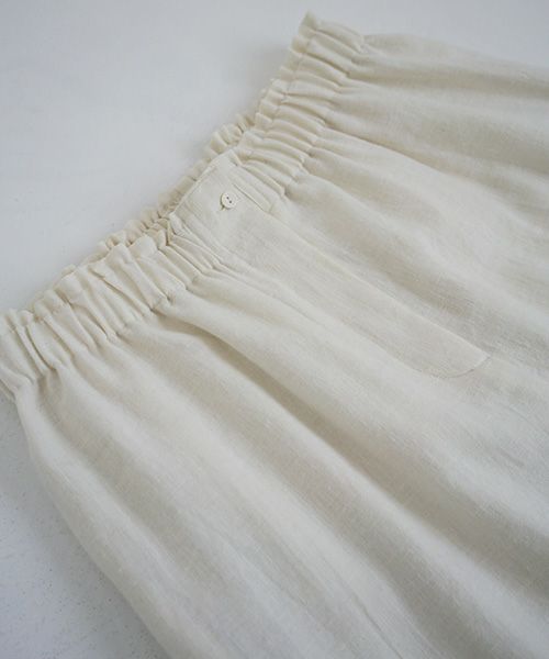 Mochi.モチ.cropped wide pants [off white]