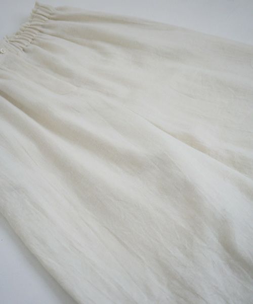 Mochi.モチ.cropped wide pants [off white]