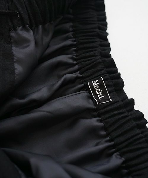 Mochi モチ cropped wide pants [black]